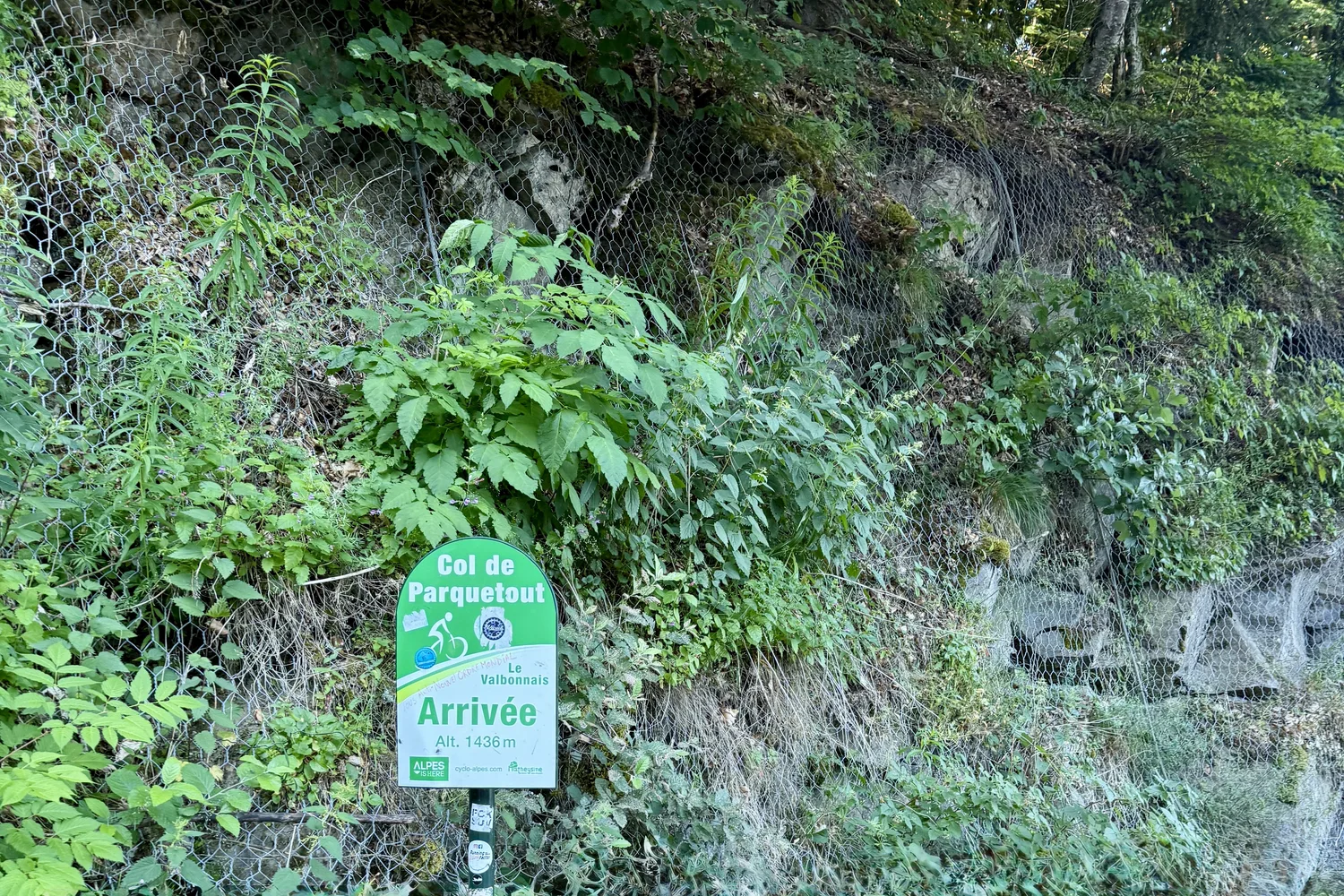 Le col de Parquetout à vélo — Valbonnais · Beaumont