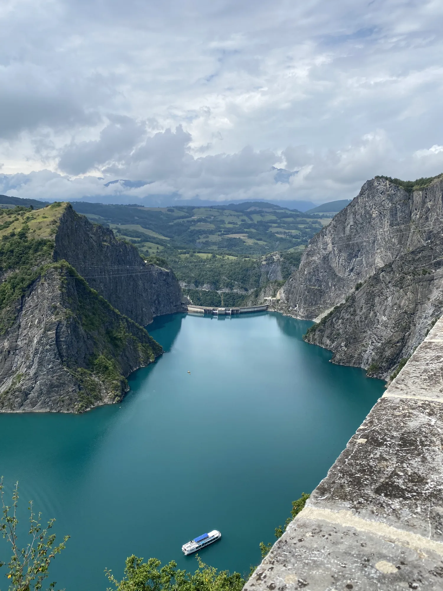 Les ouvrages d'art du petit train de La Mure — Lac de Monteynard